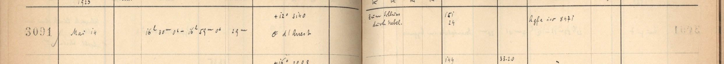 Plattenverzeichnis Eintrag03091