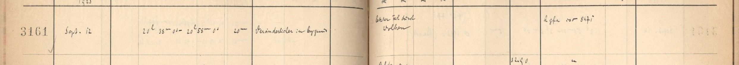 Plattenverzeichnis Eintrag03161