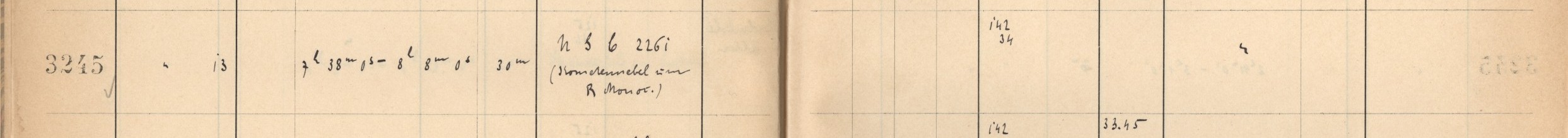 Plattenverzeichnis Eintrag03245