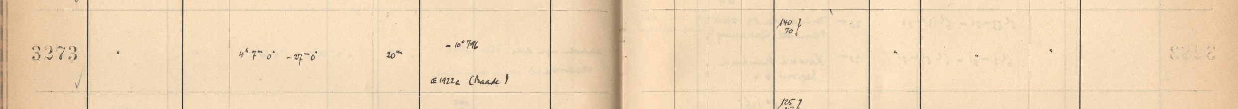 Plattenverzeichnis Eintrag03273