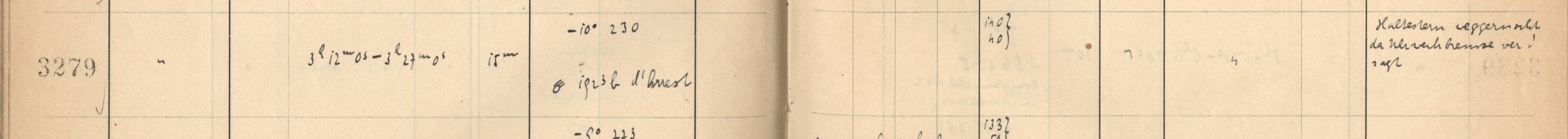 Plattenverzeichnis Eintrag03279