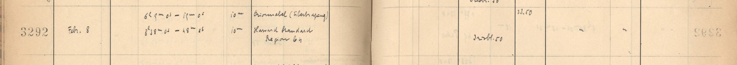Plattenverzeichnis Eintrag03292