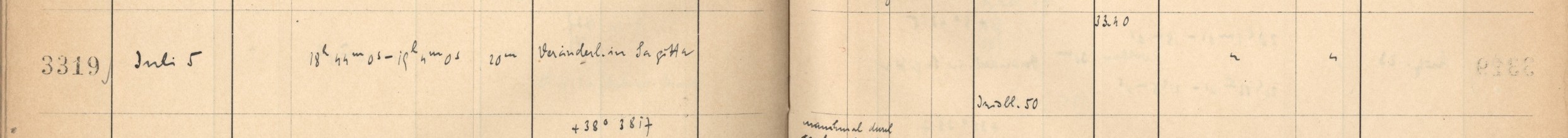 Plattenverzeichnis Eintrag03319