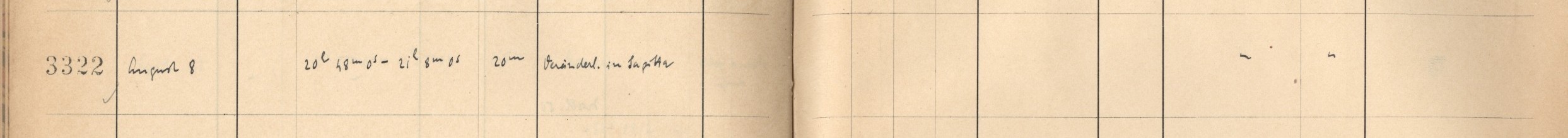 Plattenverzeichnis Eintrag03322