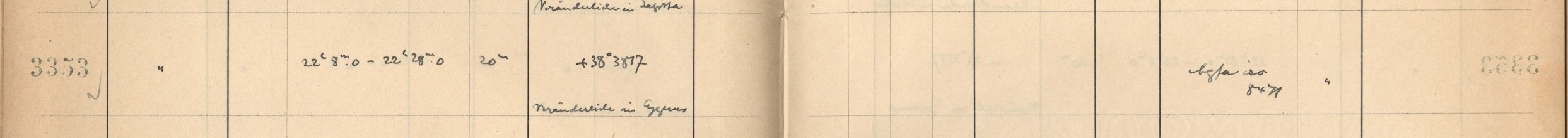 Plattenverzeichnis Eintrag03353