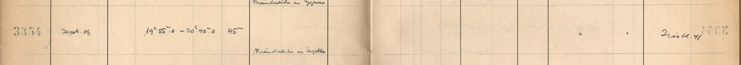 Plattenverzeichnis Eintrag03354