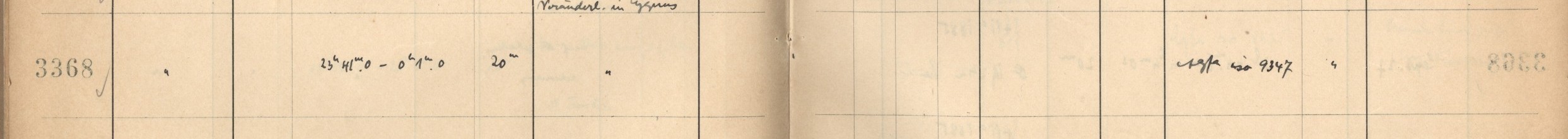 Plattenverzeichnis Eintrag03368