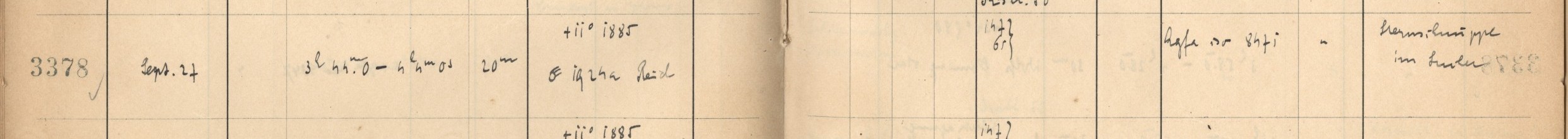Plattenverzeichnis Eintrag03378
