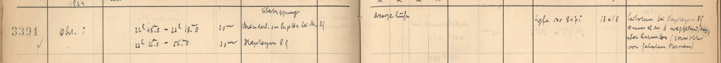 Plattenverzeichnis Eintrag03391