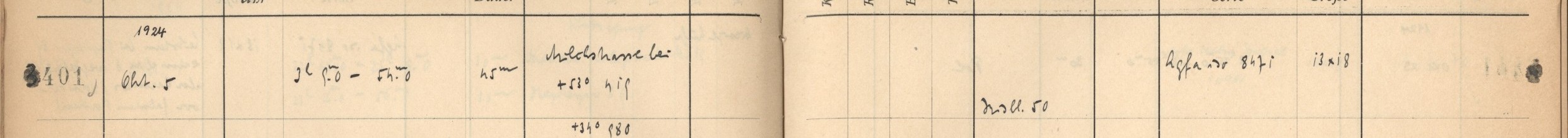 Plattenverzeichnis Eintrag03401