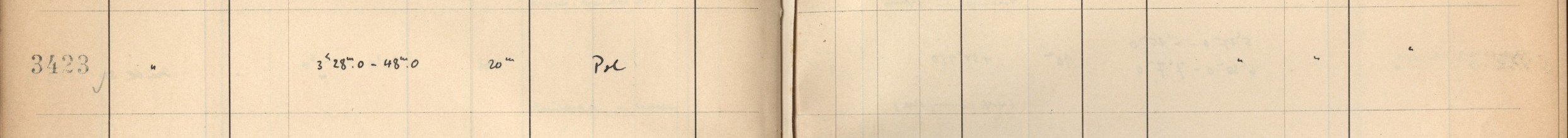 Plattenverzeichnis Eintrag03423