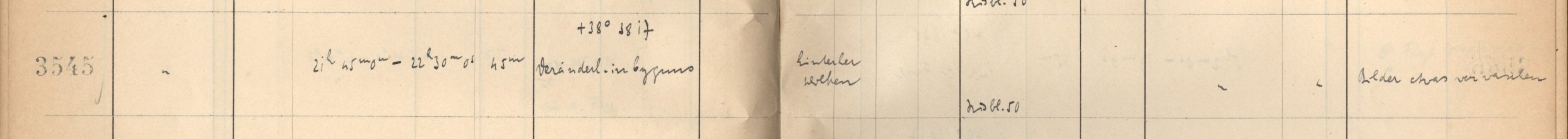 Plattenverzeichnis Eintrag03545