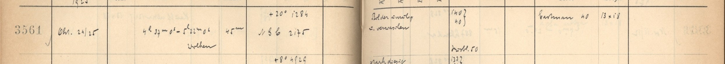 Plattenverzeichnis Eintrag03561