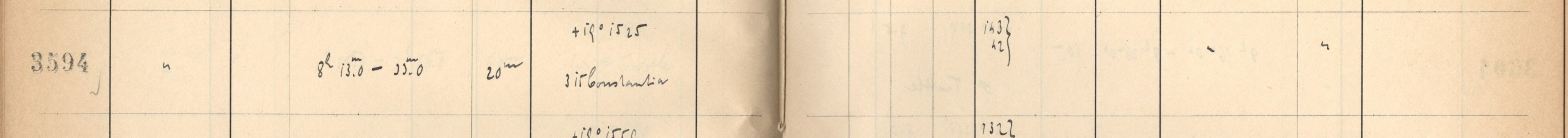 Plattenverzeichnis Eintrag03594