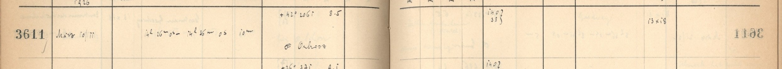 Plattenverzeichnis Eintrag03611
