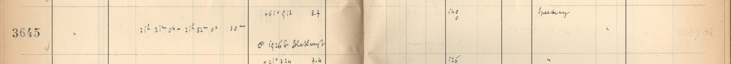 Plattenverzeichnis Eintrag03645