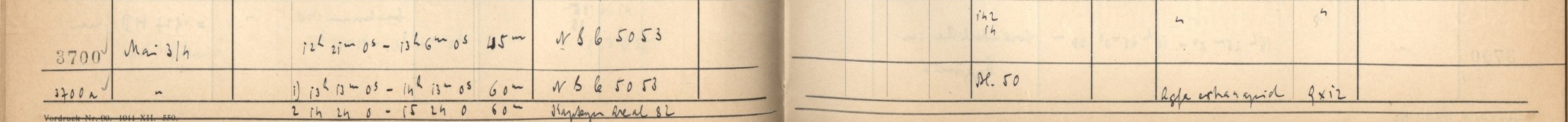 Plattenverzeichnis Eintrag03700a