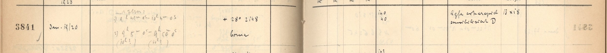 Plattenverzeichnis Eintrag03841
