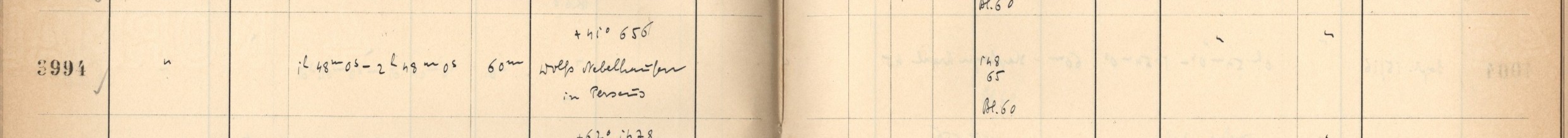 Plattenverzeichnis Eintrag03994