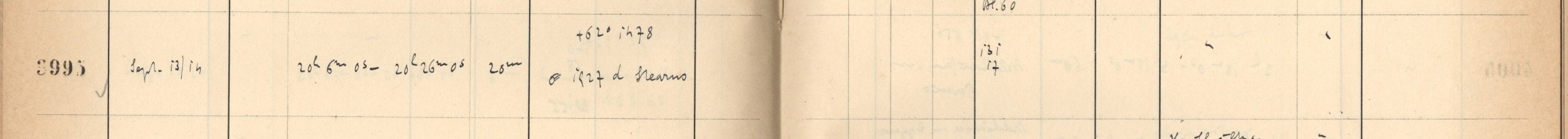 Plattenverzeichnis Eintrag03995