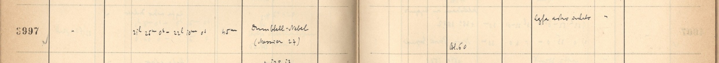 Plattenverzeichnis Eintrag03997