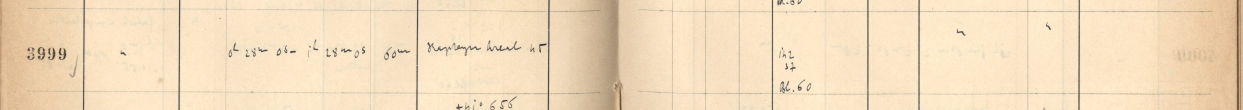 Plattenverzeichnis Eintrag03999