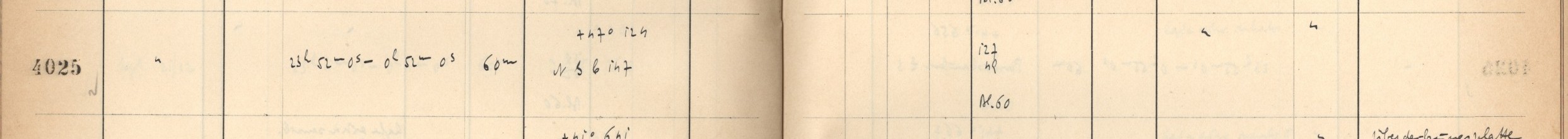 Plattenverzeichnis Eintrag04025