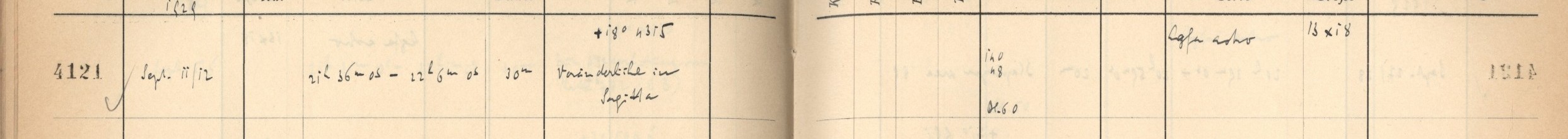 Plattenverzeichnis Eintrag04121