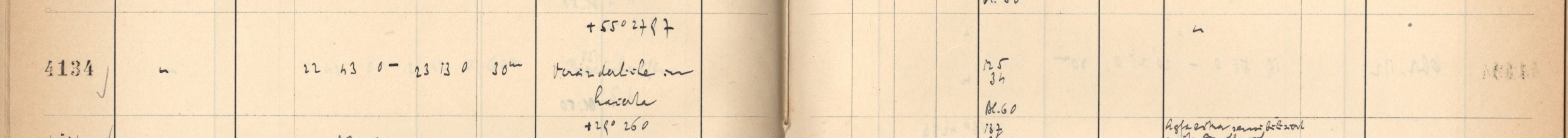 Plattenverzeichnis Eintrag04134a