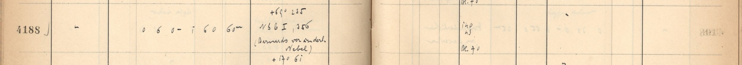 Plattenverzeichnis Eintrag04188