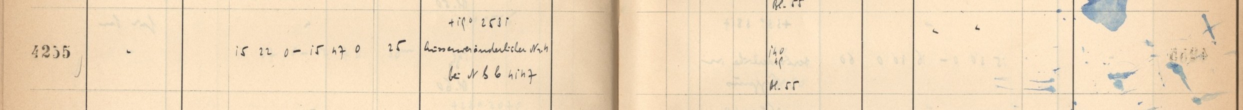 Plattenverzeichnis Eintrag04255