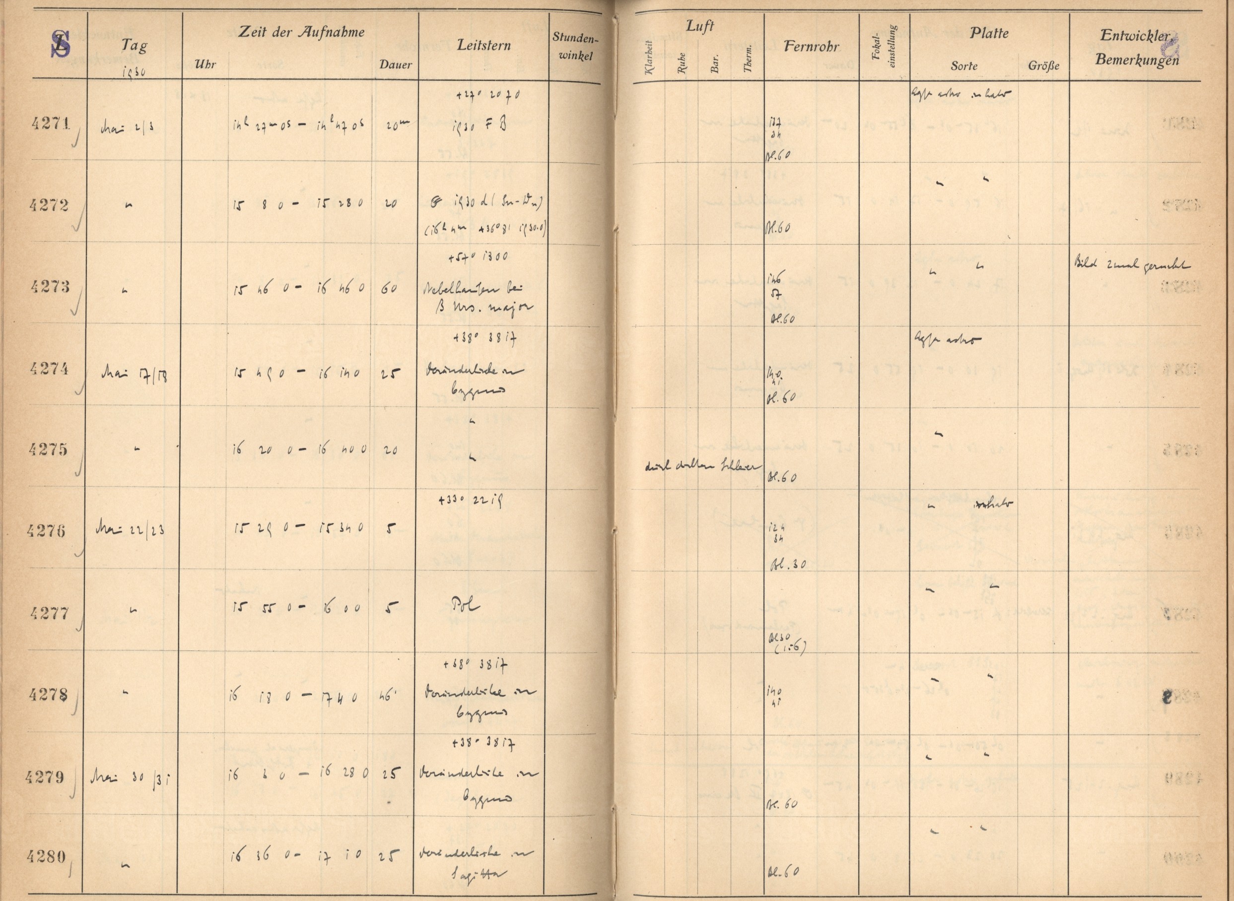 Plattenverzeichnis: ganze Seite04273
