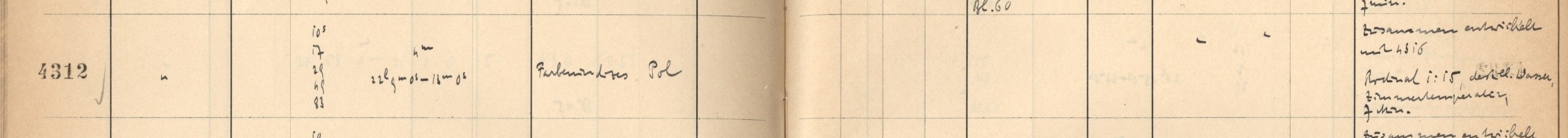 Plattenverzeichnis Eintrag04312
