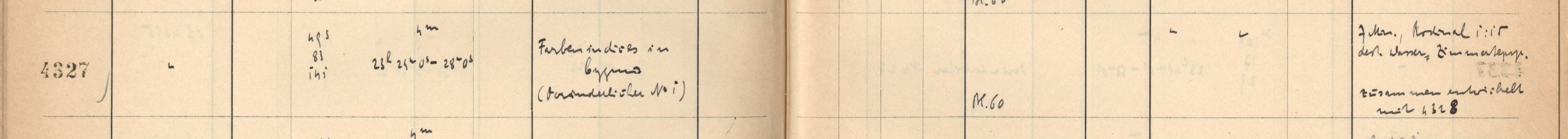Plattenverzeichnis Eintrag04327