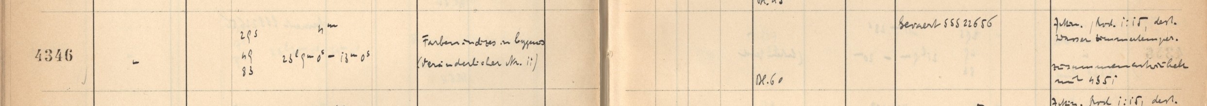 Plattenverzeichnis Eintrag04346