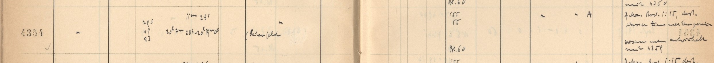 Plattenverzeichnis Eintrag04354