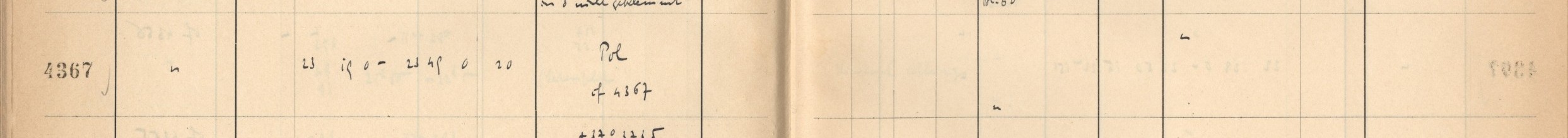 Plattenverzeichnis Eintrag04367