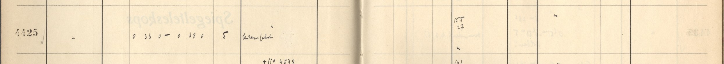 Plattenverzeichnis Eintrag04425