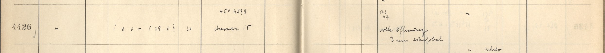Plattenverzeichnis Eintrag04426