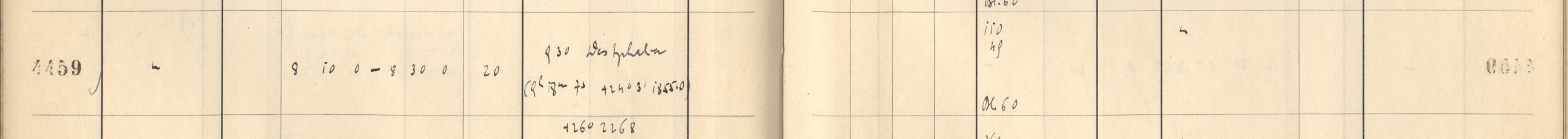 Plattenverzeichnis Eintrag04459