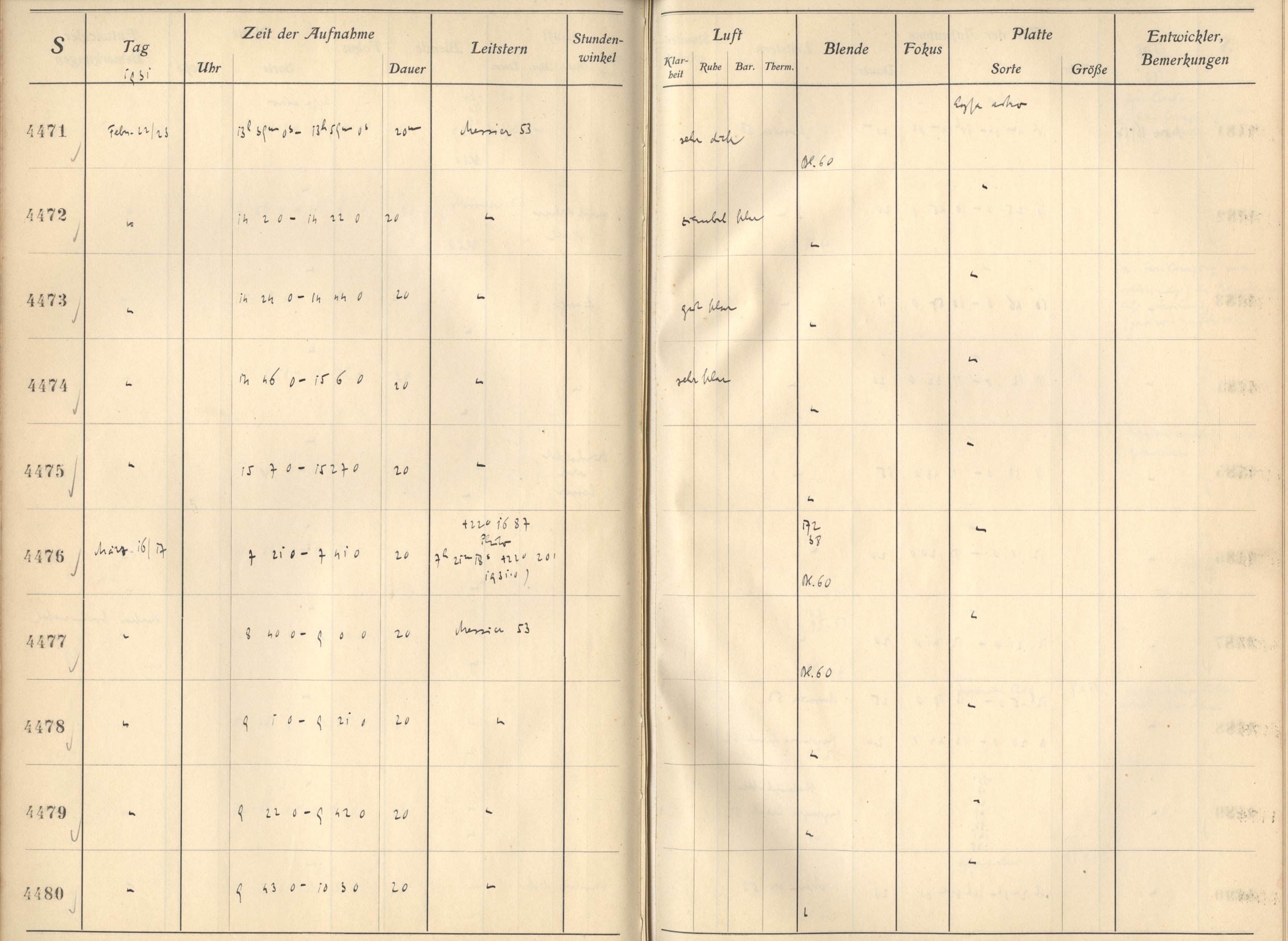 Plattenverzeichnis: ganze Seite04471