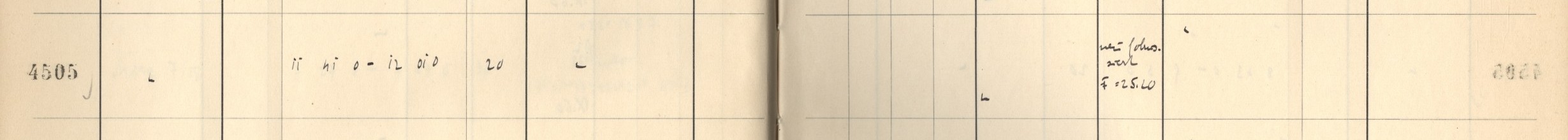 Plattenverzeichnis Eintrag04505
