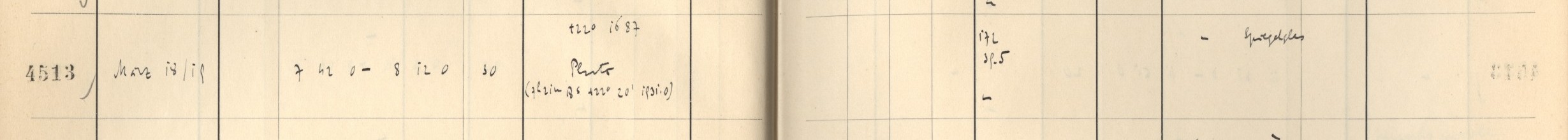 Plattenverzeichnis Eintrag04513