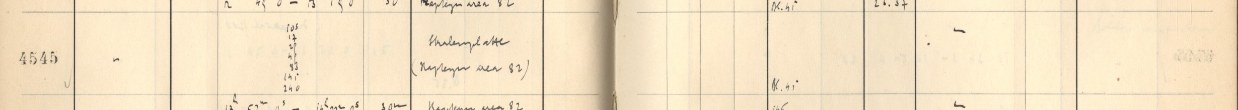 Plattenverzeichnis Eintrag04545