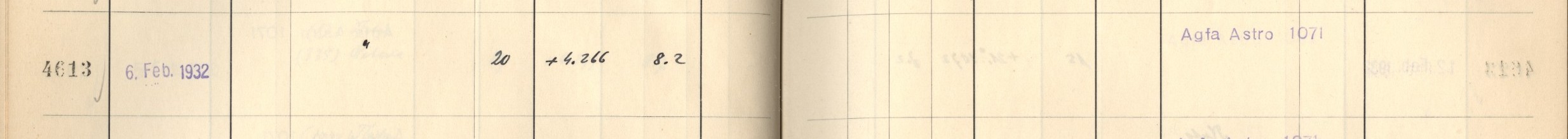 Plattenverzeichnis Eintrag04613