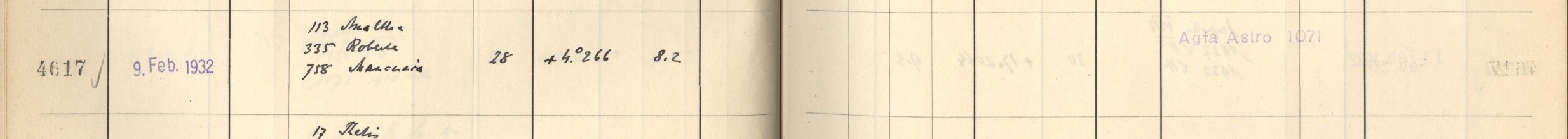 Plattenverzeichnis Eintrag04617
