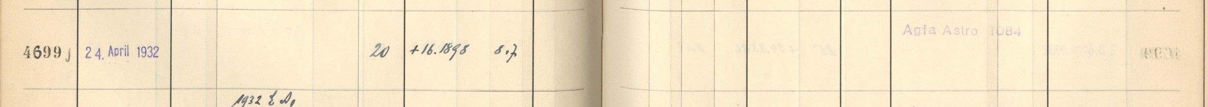 Plattenverzeichnis Eintrag04699