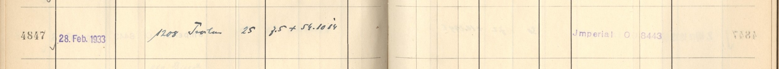 Plattenverzeichnis Eintrag04847