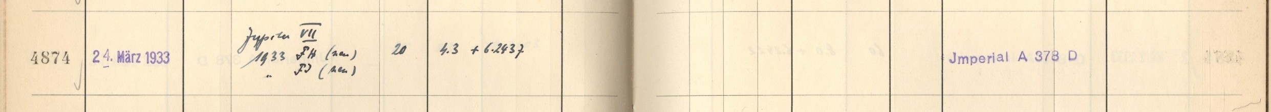 Plattenverzeichnis Eintrag04874