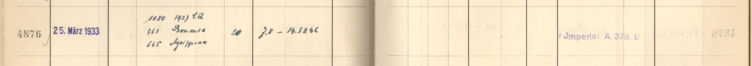 Plattenverzeichnis Eintrag04876